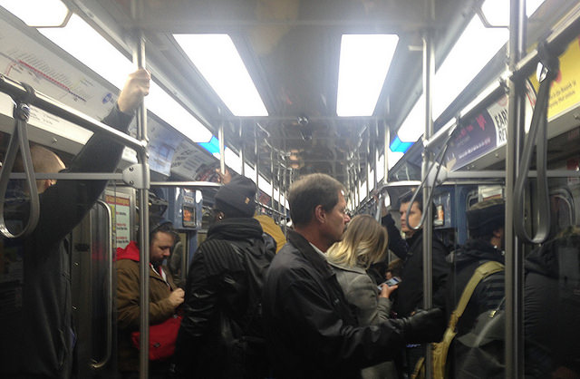 A Red Line train this morning. The CTA says the RPM project will allow them to run 15 more trains an hour during peak periods. Photo: John Greenfield