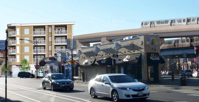Rendering of redevelopment after the construction of the flyover. Image: CTA