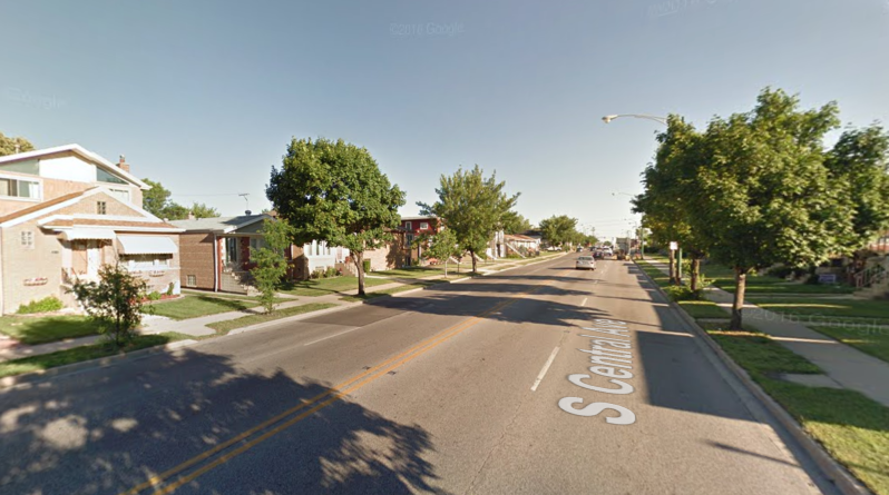 The 5200 block of South Central Avenue in Garfield Ridge. Image: Google Maps