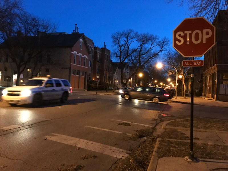 The intersection of Wellington and Racine. Photo: John Greenfield
