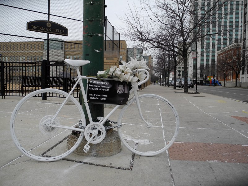 Attorney Neill Townshend, 32, was doored and fatally struck on the Near North Side in 2012. IDOT just released Chicago dooring statistics for 2015. Photo: Diane Yee