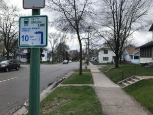Sometimes, it's a lot quicker to walk to transit than you might think. Photo: Matt Privratsky/Streets.mn