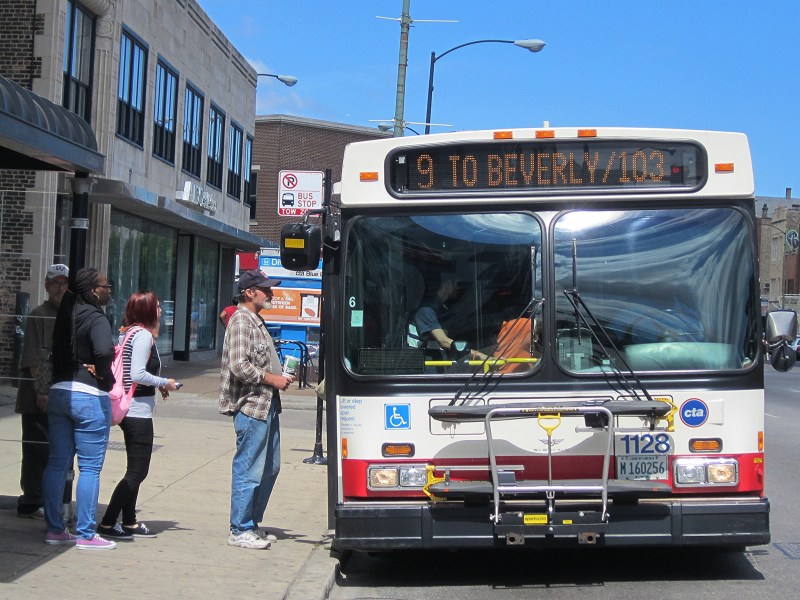 An Ashland Avenue bus. Photo: John Greenfield