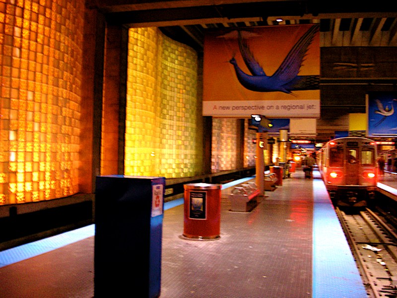 The O'Hare Blue Line station. Photo: Eric Allix Rogers