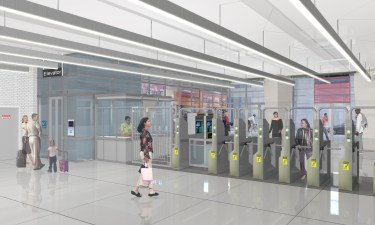 A rendering of the future Bryn Mawr Station interior. Image: CTA