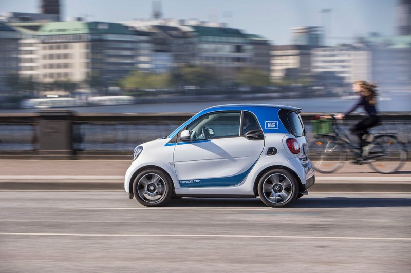 A Car2go Smart car. Photo: Car2Go
