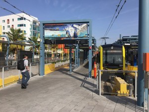 You can take the extended Expo line to Santa Monica, just a couple blocks from the beach. Photo: Steven Vance