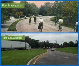 Buffalo's Scajaquada Expressway sliced through a beautiful park designed by Frederick Law Olmsted. Photos: Scajaquada Corridor Coalition