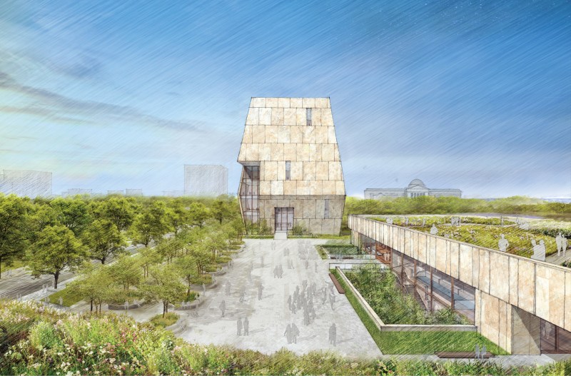 Rendering of the Obama Presidential Center. Image: Obama Foundation