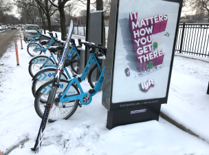Ski for yourself: Divvy is a handy way to access winter fun. Photo: John Greenfield