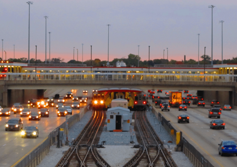 The 95th Street Red Line terminal. Trump plans to eliminate the New Starts program, which the CTA is counting on to fund the Red Line extension to 130th Street, Photo: Jeff Zoline