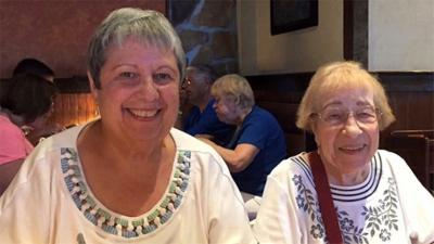 Dolores Sobczak and her mother Johanna Kazak.