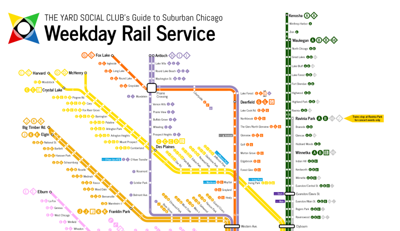 Scott Presslak designed a new Metra map that aims to be more usable by casual and new riders.
