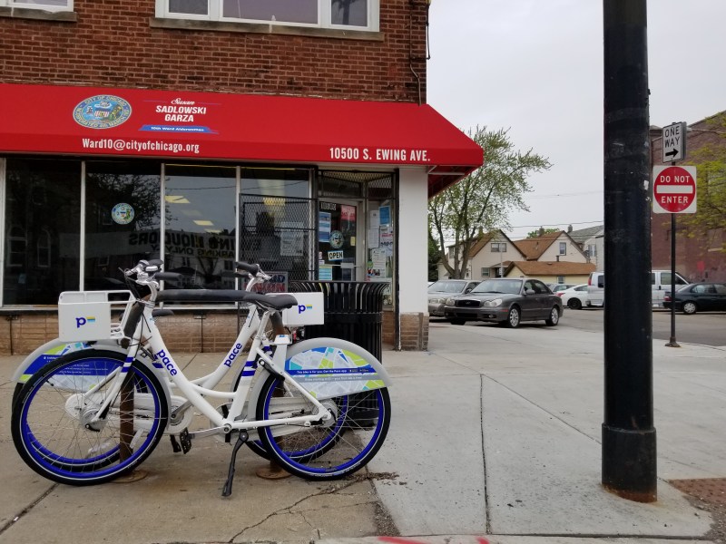 Pace bikes parked by the 10th Ward service office. Photo: Ismael Cuevas