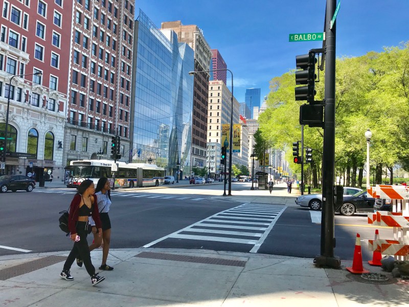 Balbo and Michigan. Photo: John Greenfield