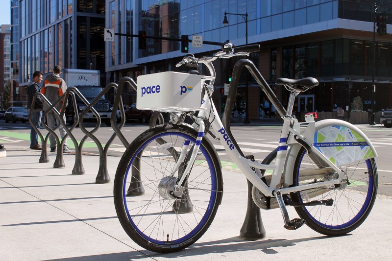 Pace has installed ring racks in other cities and plans to do so in Chicago as well. Photo: Pace