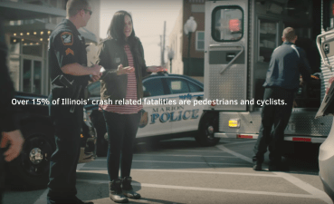 A still from one of the new campaign's PSA's.