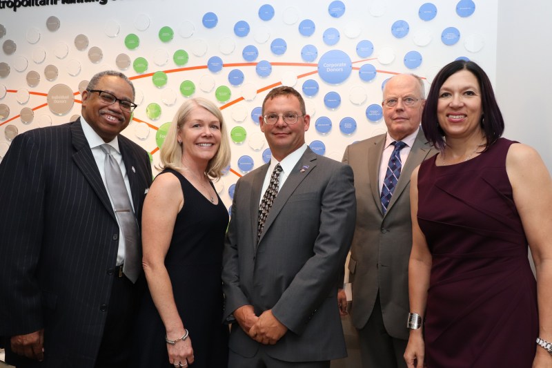 Dorval Carter, Leanne Redden, Jim Derwinski, T.J. Ross, and Audrey Wennink. Photo: MPC