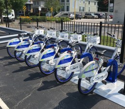 A Pace bike rack at Barraco's.