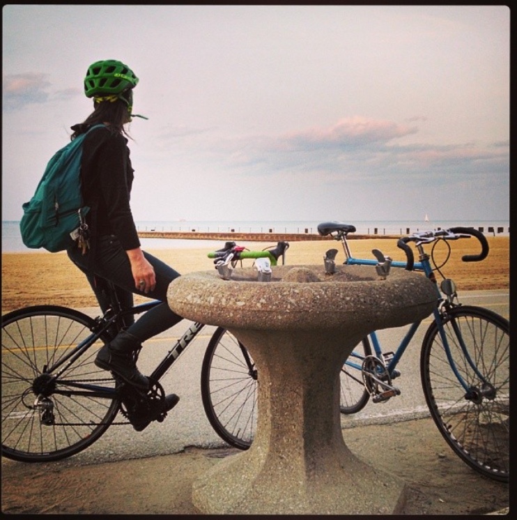 The cyclist who was injured. Photo provided