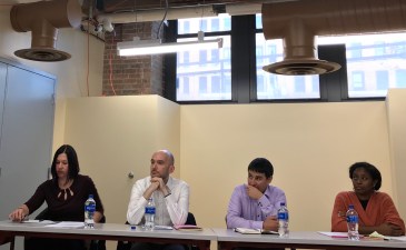 Audrey Wennink, Roberto Roquejo, Jesus Barajas, and Katanya Raby. Photo: Lynda Lopez