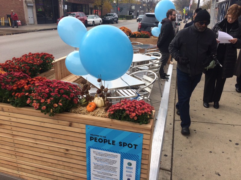 The new Chatham parklet. Photo: James Porter