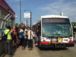 One of the goals of the Active Trans agenda is speeding up bus service. Photo: John Greenfield