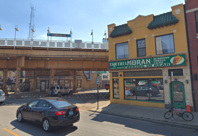 Taqueria Moran in Logan Square. Image: Google Maps