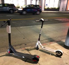 Scooters in LA. Photo: Jake Juros