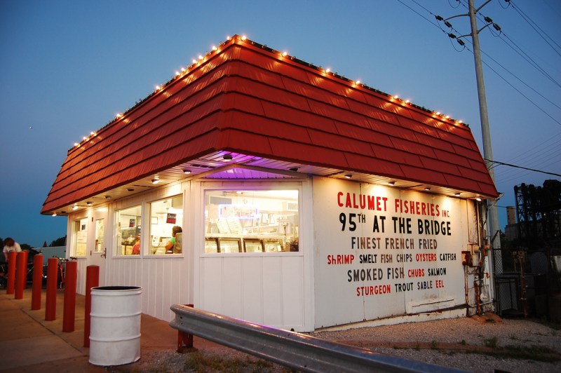 Fun fact: Just about all north-south Chicago streets located southeast of Calumet Fisheries have letters instead of names. Photo: Eric Allix Rogers