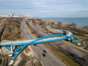 The 43rd Street bike/ped bridge, which opened in December. Photo: CDOT