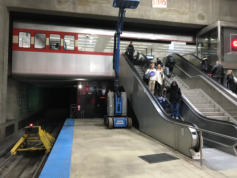 The O'Hare Blue Line station. Photo: John Greenfield