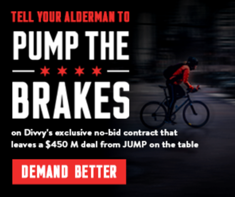 An online ad from the Pump the Brakes campaign.