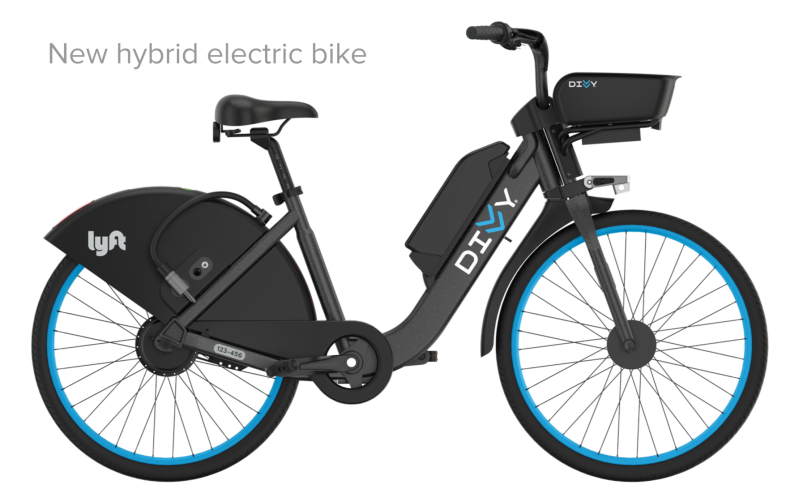 The new electrical-assist bike design.