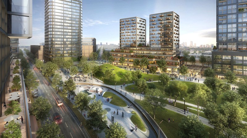 Rendering of Lincoln Yards. Image: Skidmore, Owings & Merrill/Sterling Bay
