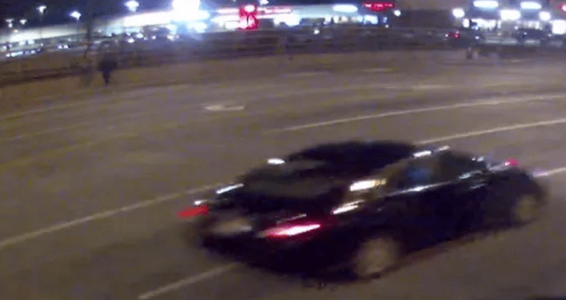 Surveillance image of the car. Image: CPD