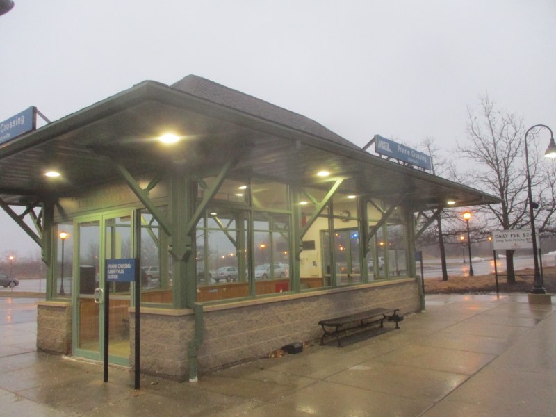 The Prairie Crossing North Central Service Line station is a possible candidate to get the screens. Photo: Igor Studenkov