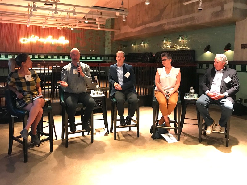 Seranno, Haller, O'Malley, Geraci, and Quandt. Photo: John Greenfield