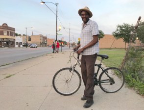Thomas Chatman, photographed last year in police beat 1011 in North Lawndale, which previously saw the most bike tickets of any beat in the city. Photo: John Greenfield