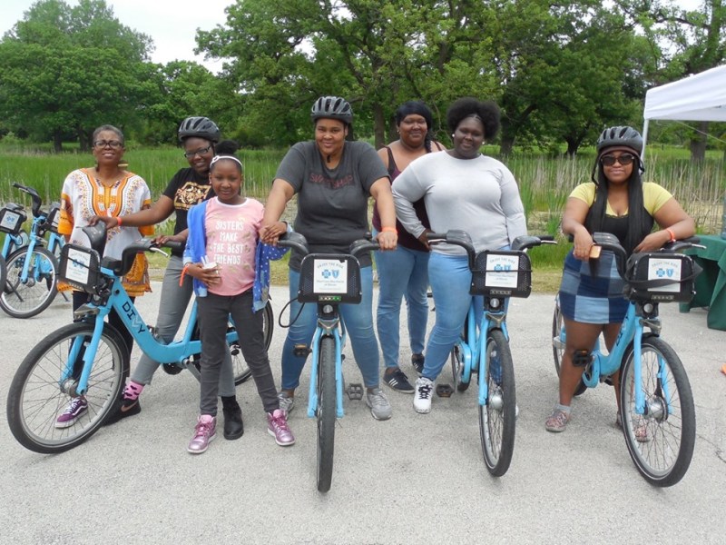 A We Keep You Rollin' event in Beaubien Forest Preserve. Photo: Deloris Lucas