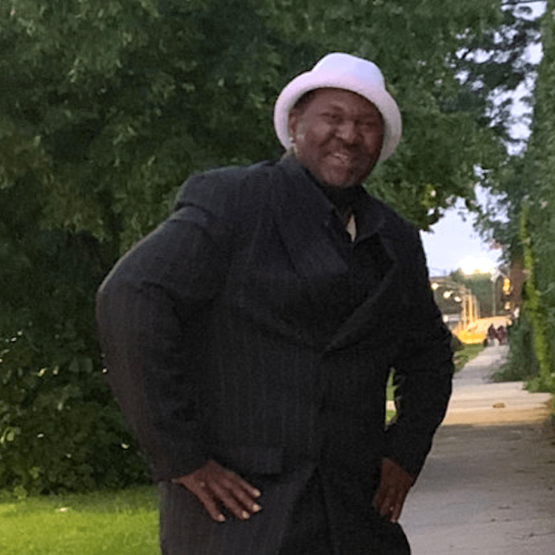 A hit-and-run driver struck Lee Davis, 59, as he was walking in the Lake Street bike lane in East Garfield Park on Tuesday, August 27.