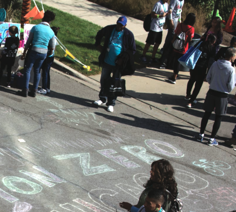 A Vision Zero outreach event. Photo: CDOT