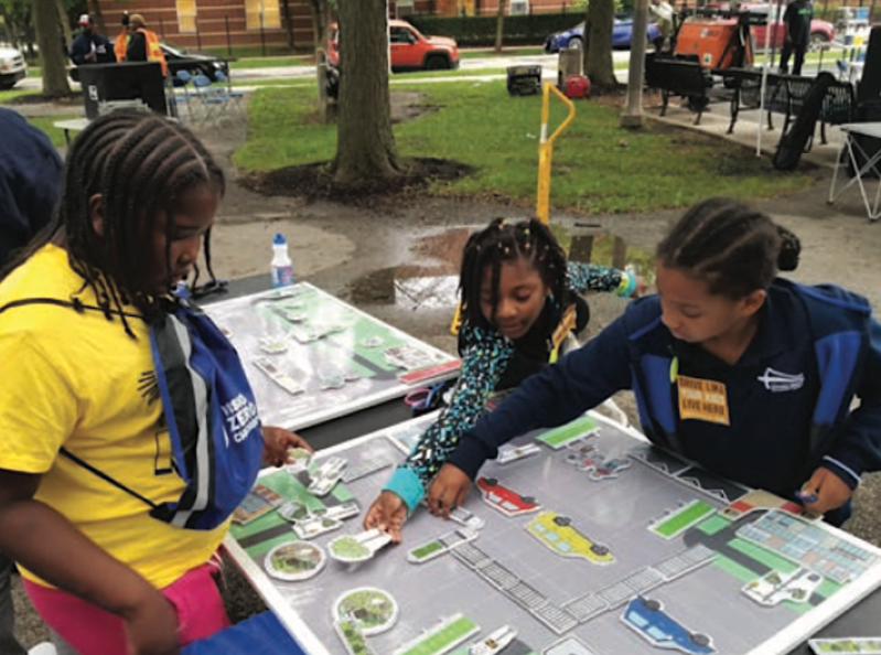 A Vision Zero outreach event on Chicago's West Side. Image: CDOT