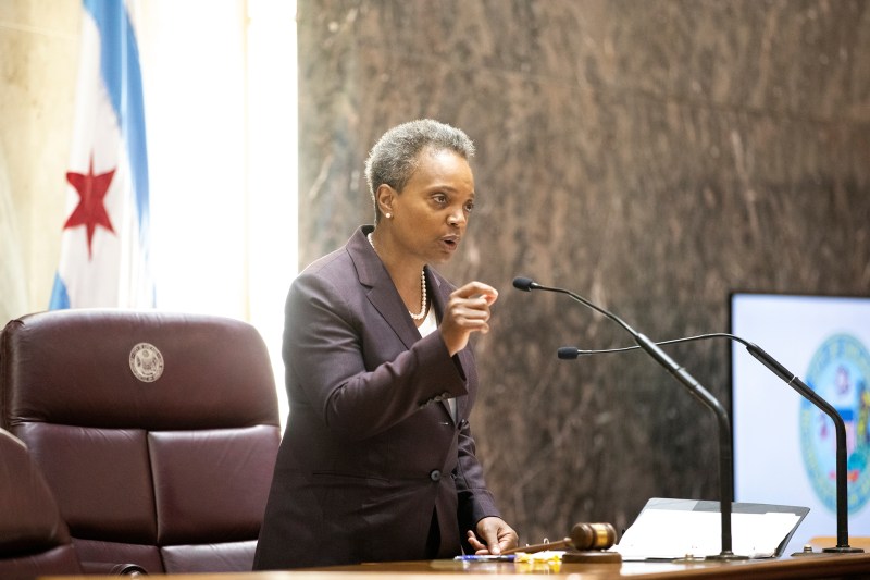 Lori Lightfoot presents her 2020 budget proposal to the City Council. Photo: Heidi Zeiger, city of Chicago