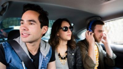 The new ride-hailing taxes will mean that more Uber and Lyft trips will be shared, cutting vehicle miles traveled. Photo: Uber
