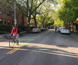The Glenwood/Greenview greenway. Photo: John Greenfield