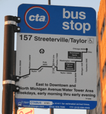 The #157 Streeterville/Taylor route will be extended to serve the Pulaski Pink Line station. Photo: Jeff Zoline