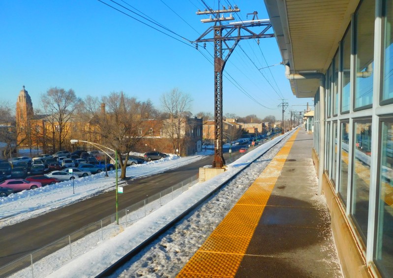 The Kensington/115th Street station on the Metra Electric District line's Blue Island branch. The proposed schedule change would make it easier to transfer between different kinds of runs at this station. Photo: Adam Moss