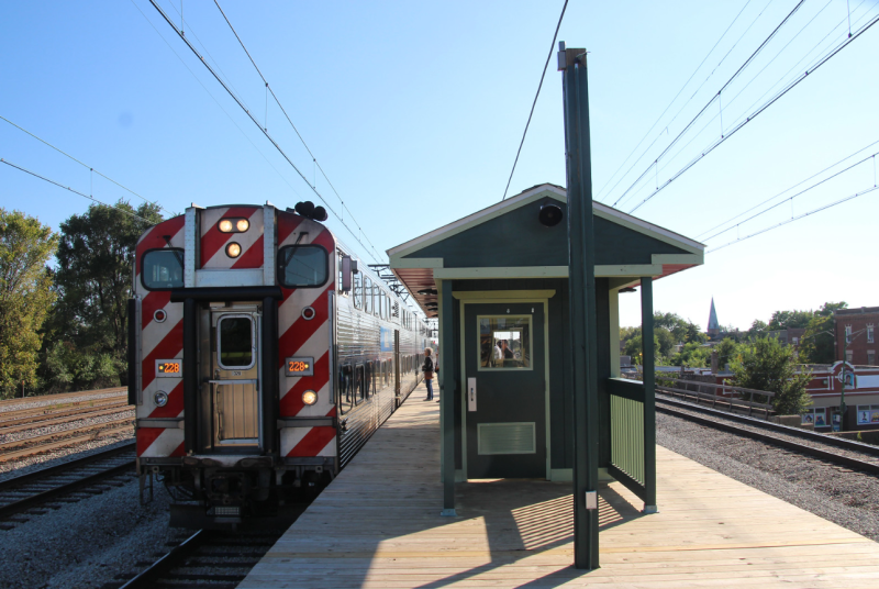 The 111th/Pullman Metra Electric station. Photo: Jeff Zoline