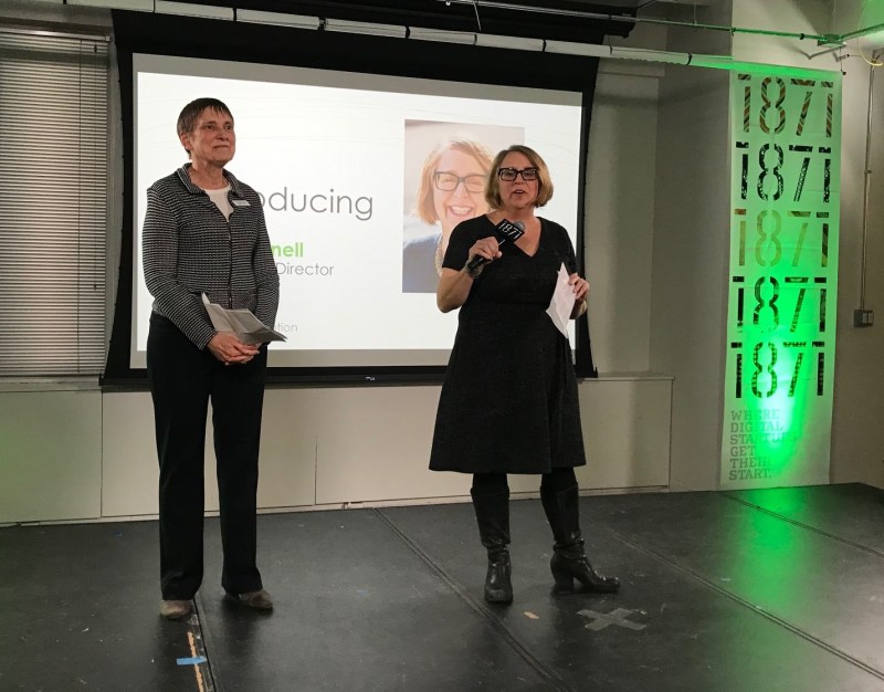 Active Trans board president Peggy Reins and new executive director Amy Rynell. Photo: John Greenfield